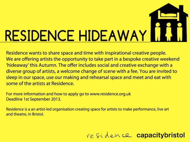 hideaway flyer